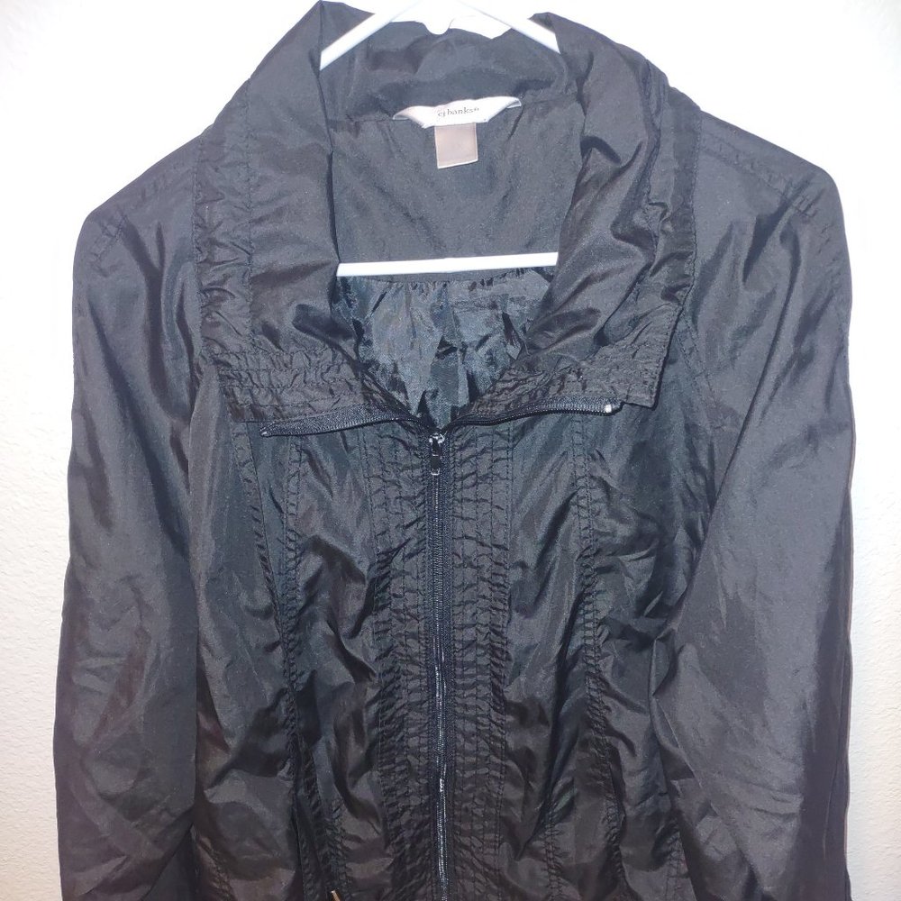 CJ Banks Jackets & Coats Full Front Zip size m /black in good condition